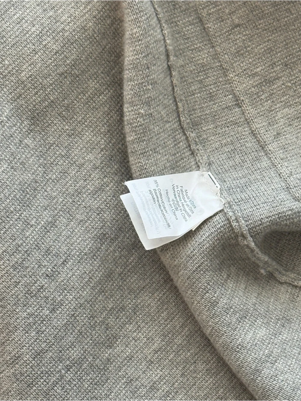 J.Crew Sophie Open Pockets Cardigan Jacket Blazer Light Gray Wool Cotton XXS 2XS